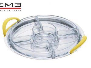 ANTIPASTIERA CM.30 GUMMY CROMATA EME
