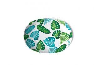 PIATTO OVALE GRANDE CM.34,8X24,7 JUNGLE EME