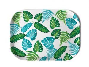 VASSOIO RETTANGOLARE GRANDE CM.45X33 JUNGLE EME