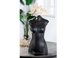 CERAMICA VASO BLACK LADY OPACO