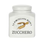 BARATT.PORC.DECO L.1,1 ZUCCHERO CONSERVA PORCELLANA BIANCA