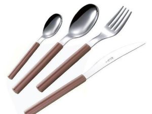 VETRINA 24 PZ.SKY NOCCIOLA 408 EME POSATERI MADE IN ITALY