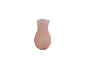 VASO DOHA H 23 D.14 ROSA CIPRIA SATINATO