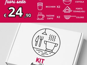 KIT DEL FUORI SEDE GRIGIO-VIOLA